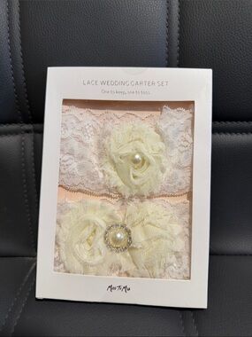Miss To Mrs Lace Wedding Garter Set
